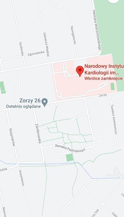 Apartament Zorzy Przy Instytucie Kardiologii Anin Apartment Warsawa Bagian luar foto
